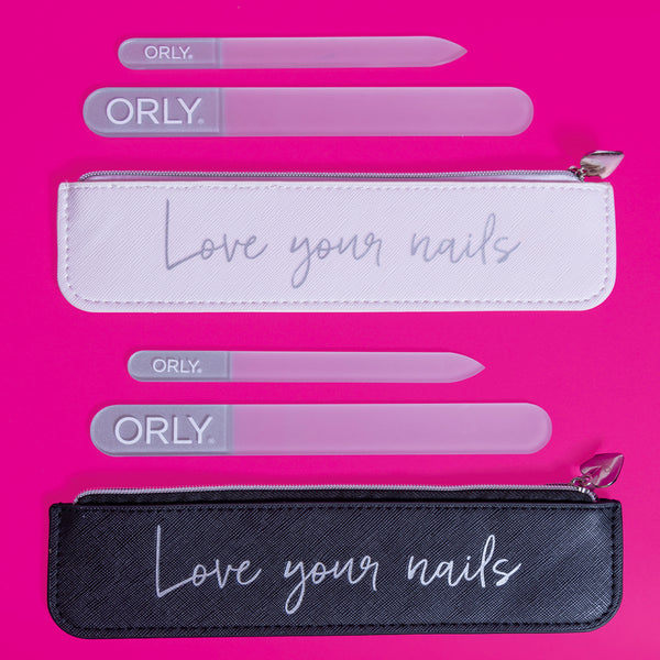 ORLY File Set Duo With White 'Love Your Nails' Case