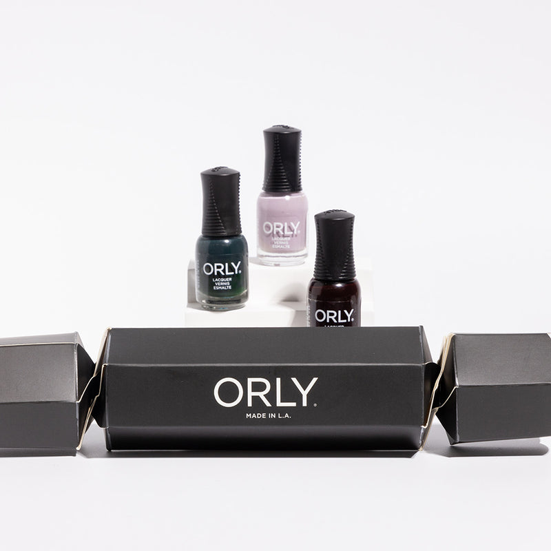 ORLY Christmas Cracker - Second Hand Jade, Naughty, November Fog